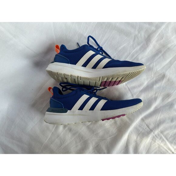 Adidas Racer TR21 Men's Shoes, Blue Size 6.5 Good Condition - Picture 5 of 8